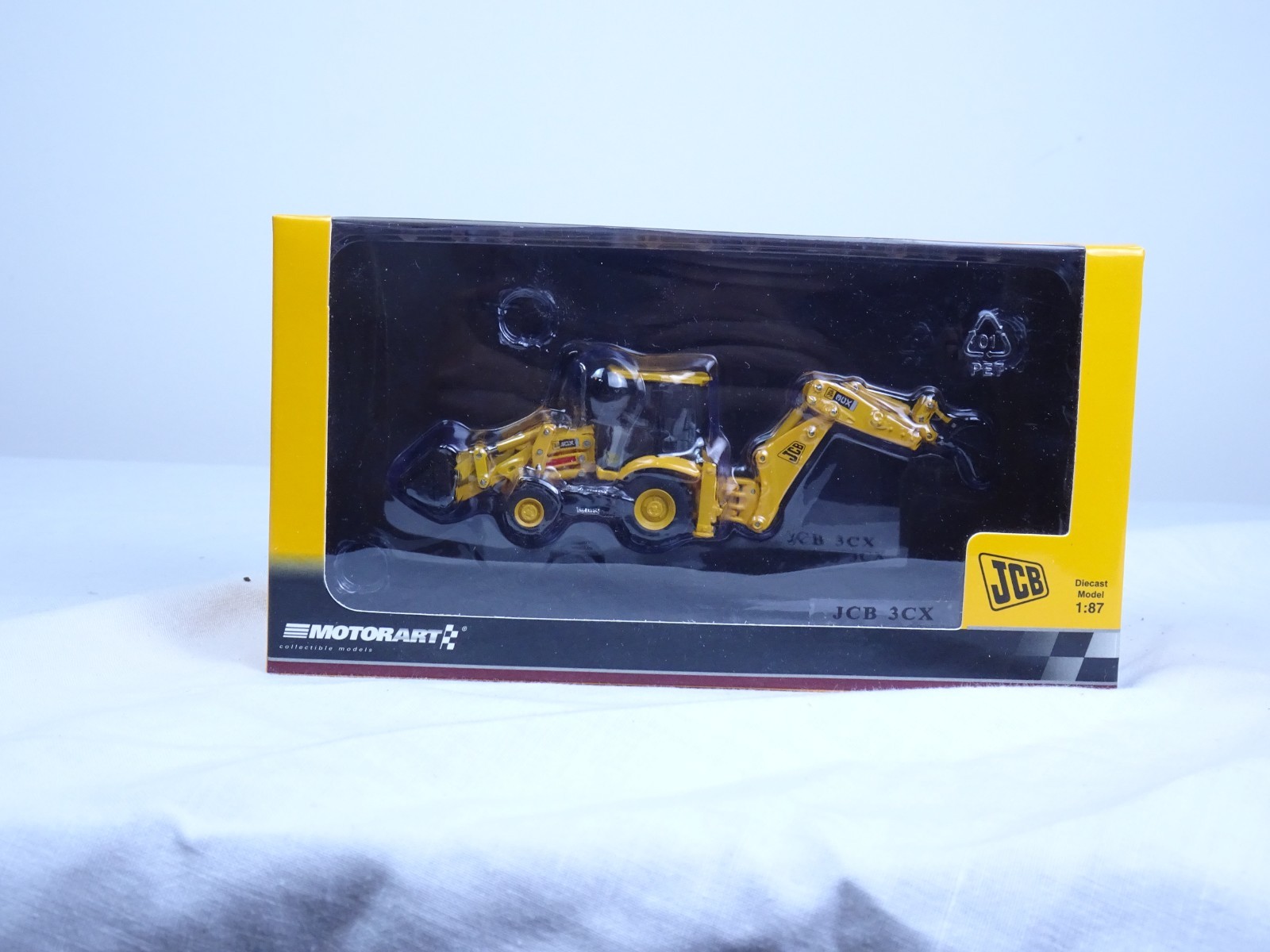 Motorart 1:87 13136 Diecast JCB 3CX Backhoe – New in Box