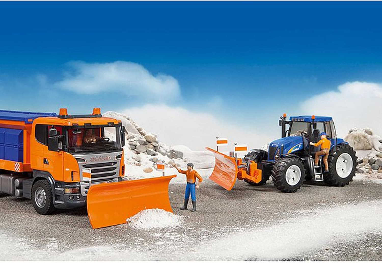 Toys – Construction Realistic Plow Blade Attachment for MB Actros, Mack and Man