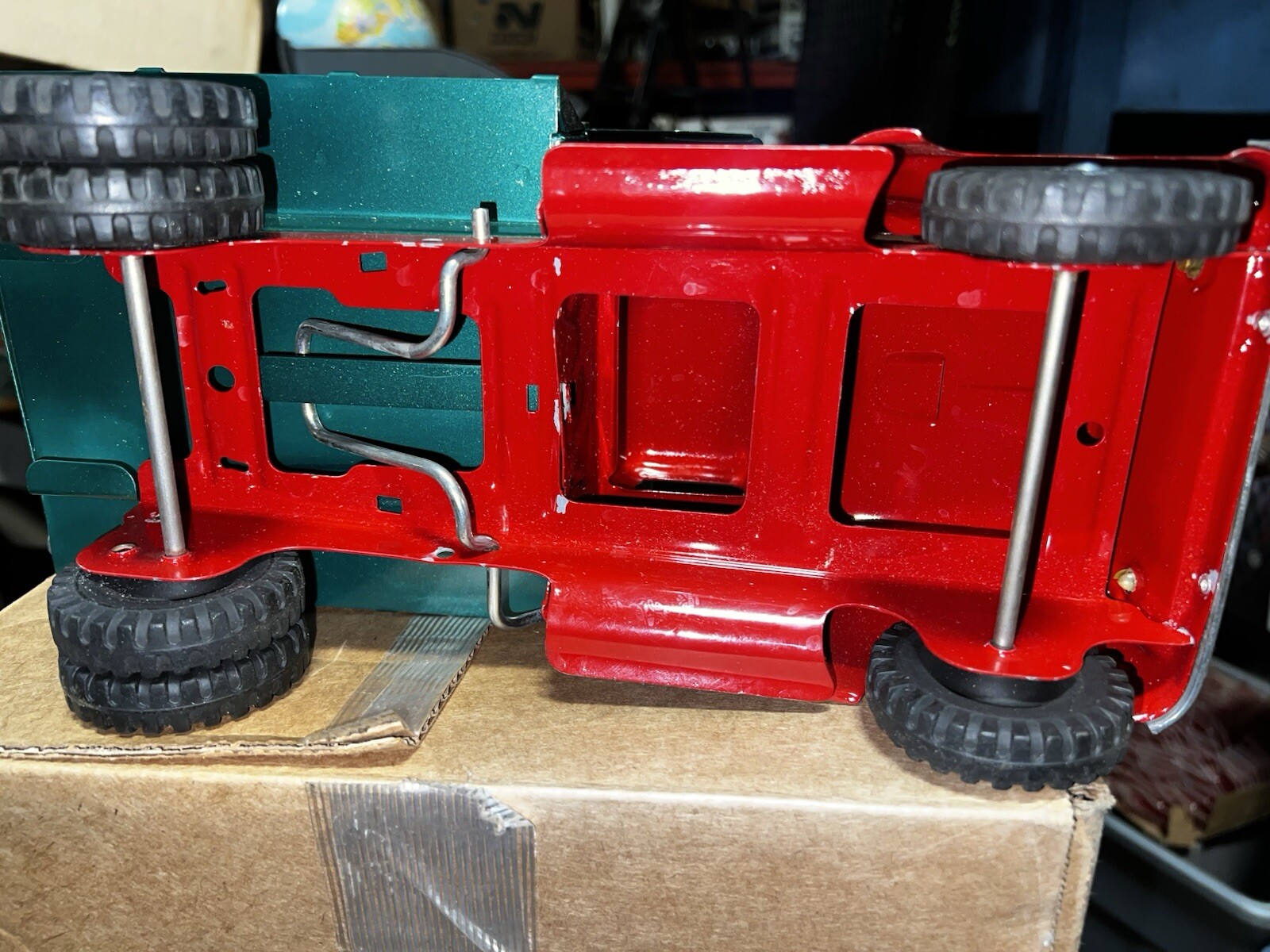 Vintage 1957 Tonka dump Truck # 06 in catalog repainted well done restoration