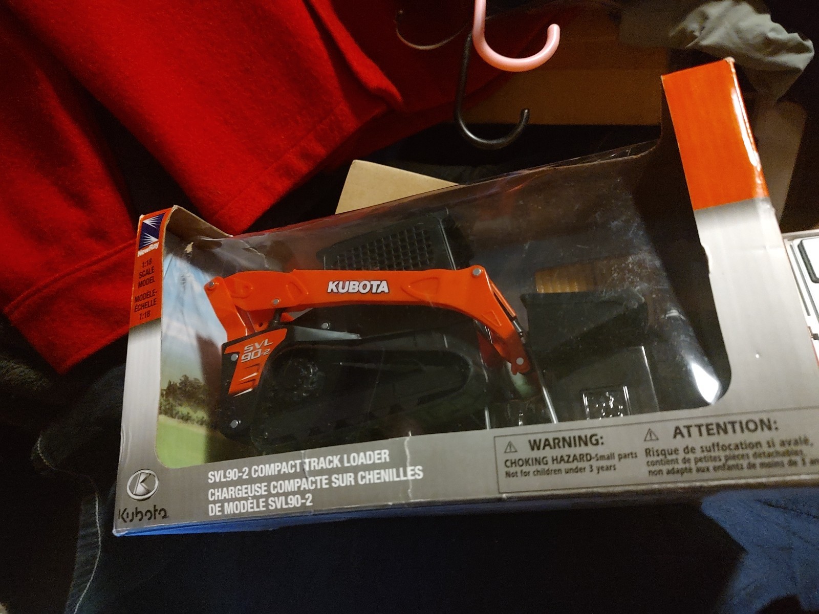 Brand New Kubota Compact Track Loader Toy Model SVL90-2 Scale 1:18 By NewRay