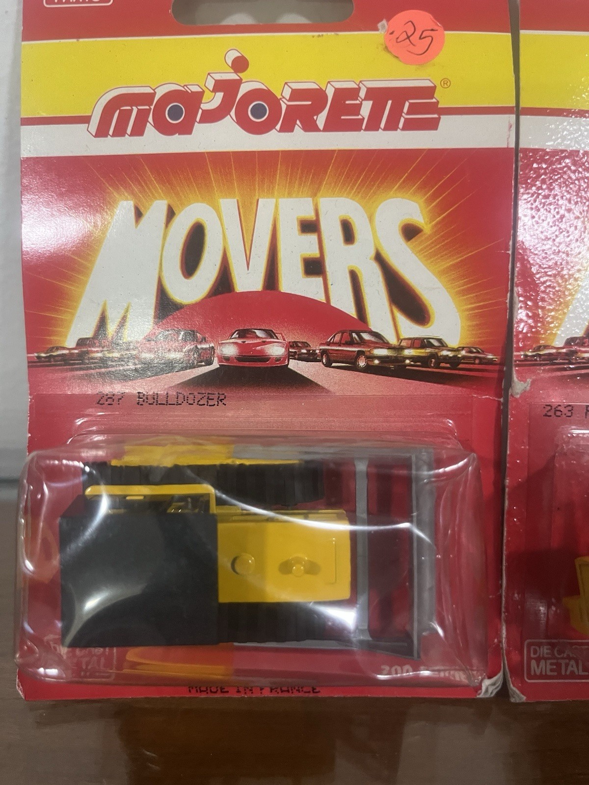 Both Majorette Movers Bulldozer #287 Series 200 & # 263 Front End Loader