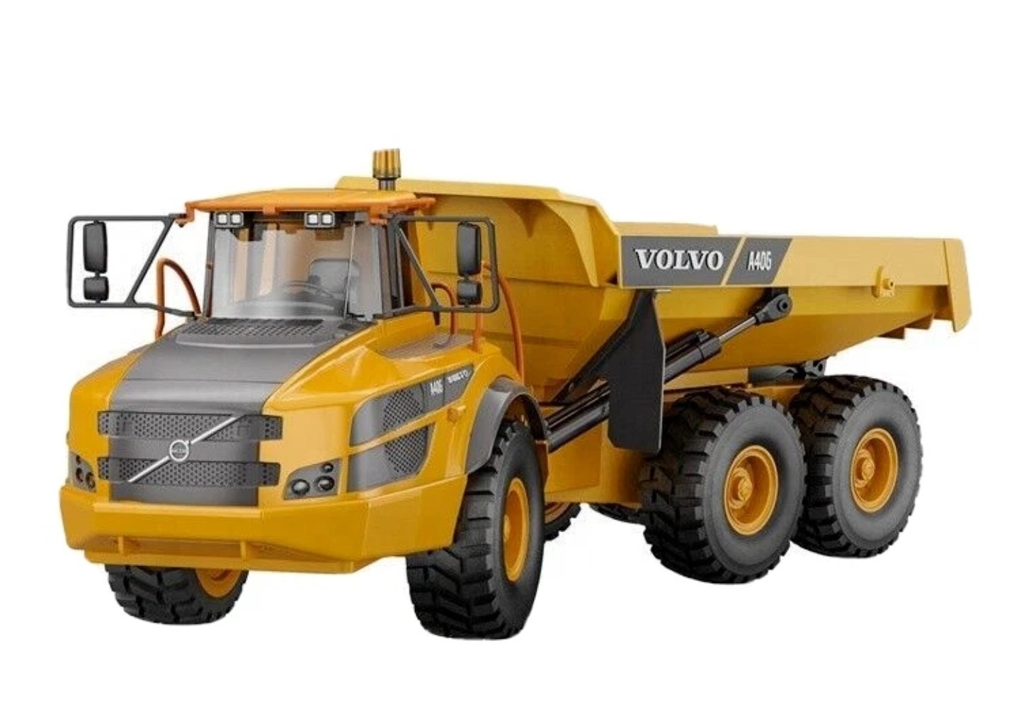 Volvo A40G Diecast Dump Truck Model Yellow Construction Vehicle