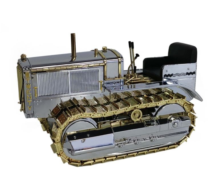 DIECAST MASTERS – Gold Color Construction Machine – CATERPILLAR D8 – 1/16 -…