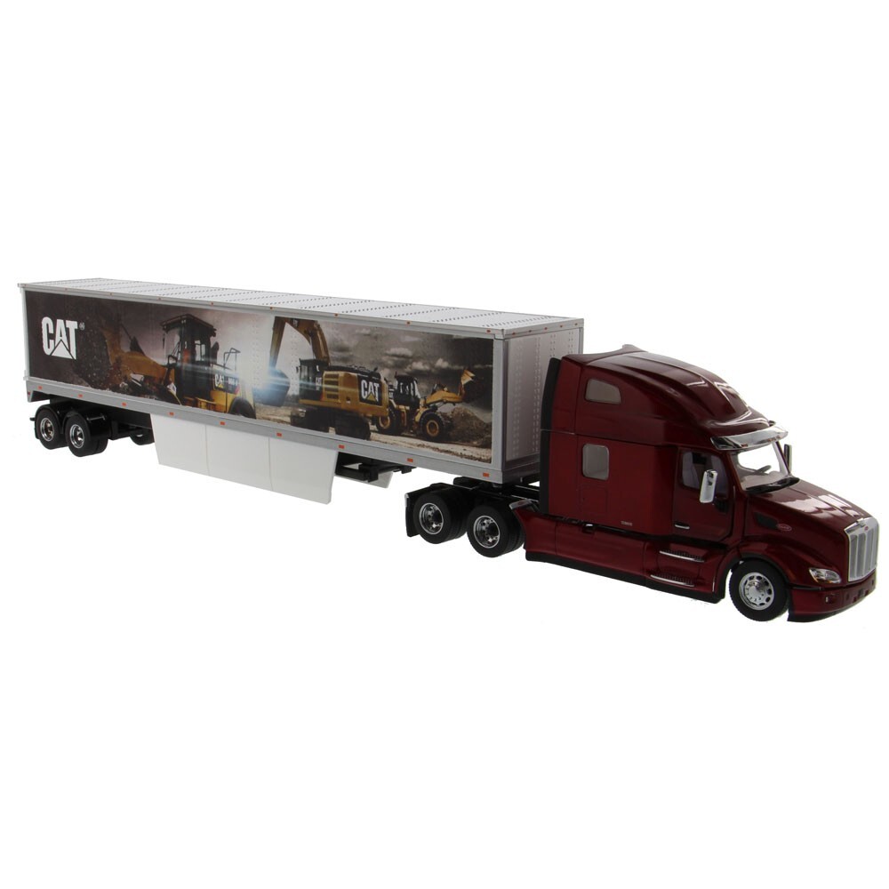 Peterbilt | 1:50 | 579 UltraLoft Tractor Truck w/ Caterpillar Mural Dry Van