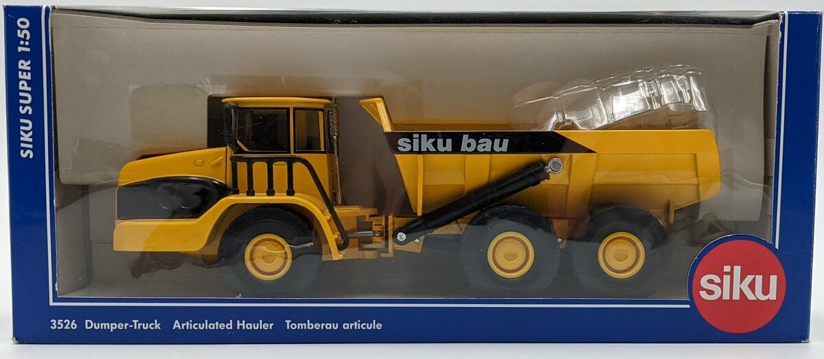 Siku 3526 1:50 Siku Dump Truck Articulated Hauler NIB