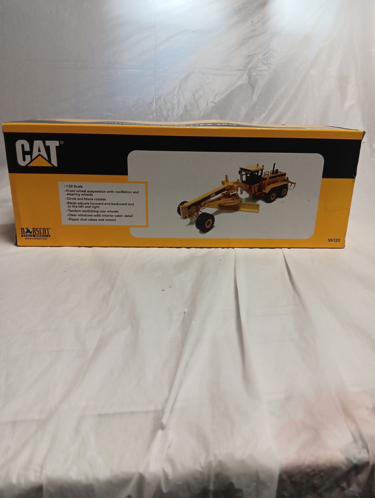 Norscot Caterpillar 24H Motor Grader – Mining – 1/50 Die-cast #113