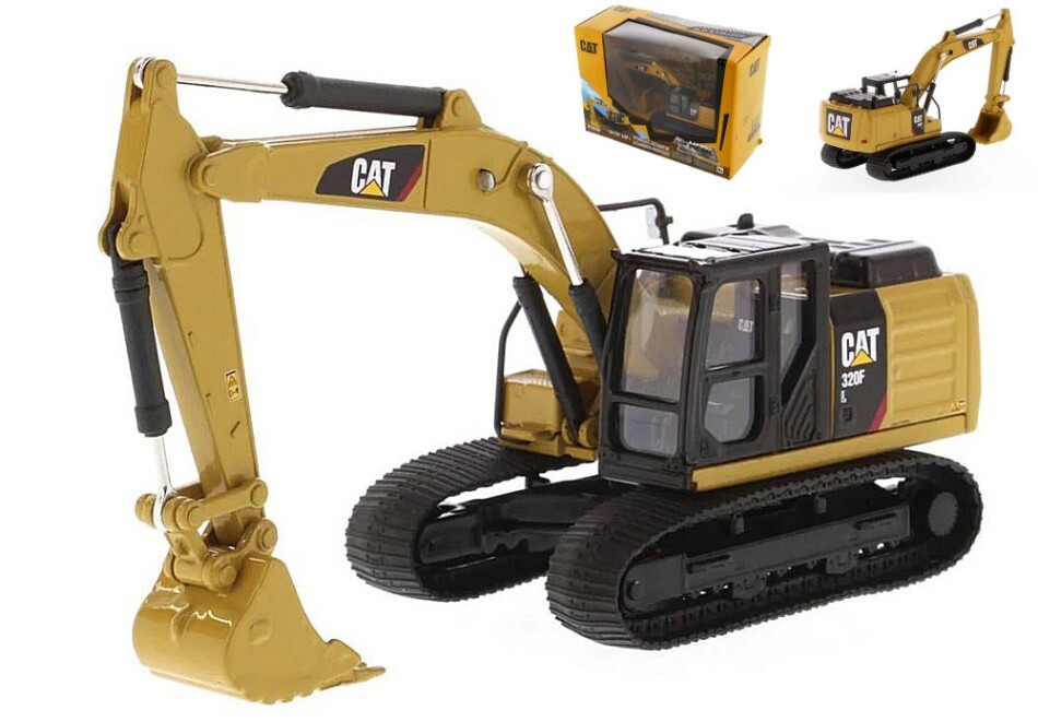 Diecast Excavator Model Diecast Master CAT 320F L Hydraulic Excavator 1:64