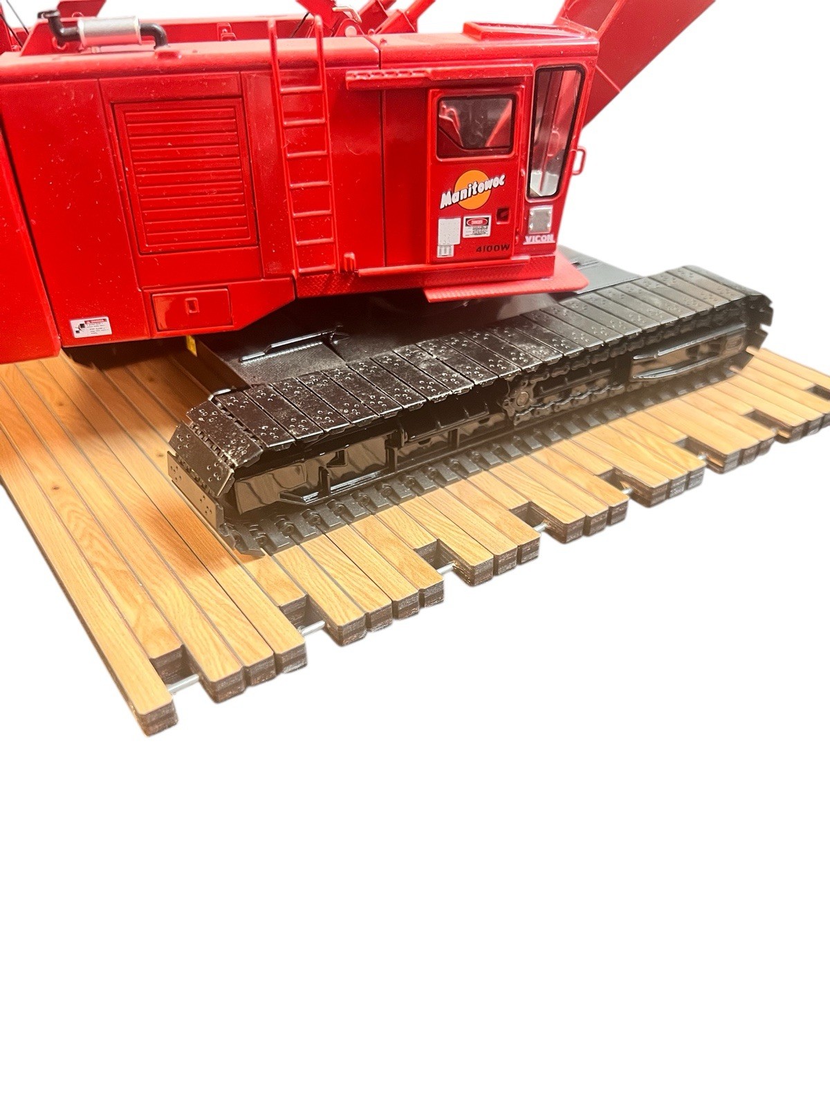 Diecast Crawler Crane Timber Mats 1/50 Scale Real Wood