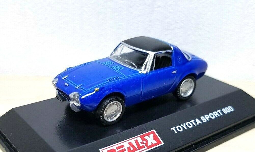 1/72 Real-X TOYOTA Sports 800 BLUE diecast car model