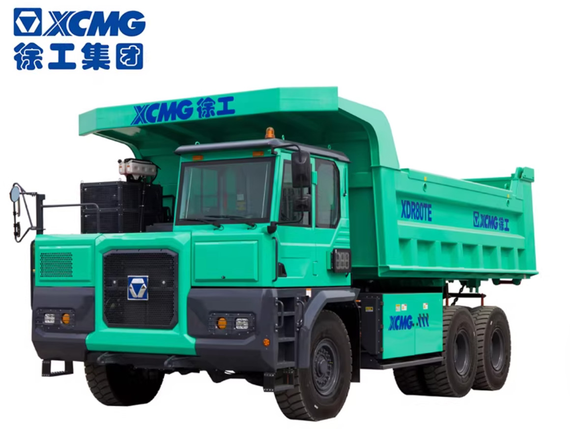 1:35 XCMG XDR80TE Pure Electric 3 Axle Rigid Mining Truck Machine Diecast Model