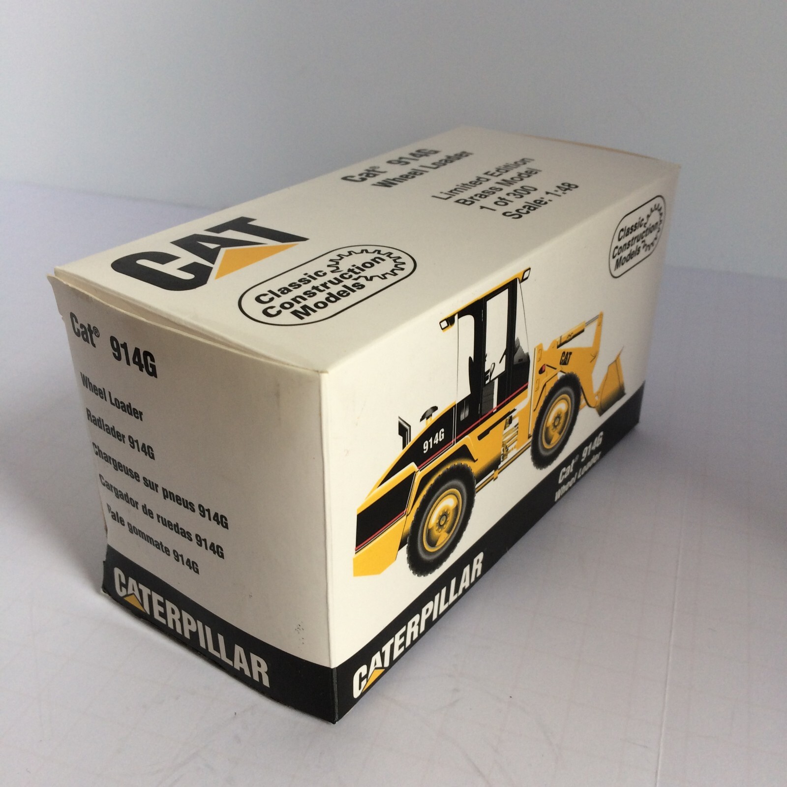 CCM Caterpillar Cat 914G Wheel Loader 1:48 Brass MIB w/ COA Vintage