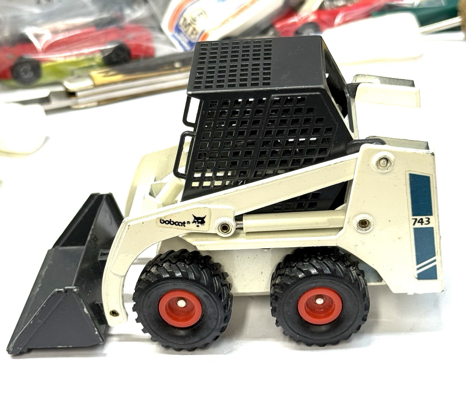 Bobcat Loader 743 Clover Diecast Metal 1:19 Scale BOBCAT LOADER MPN 4431 Korea
