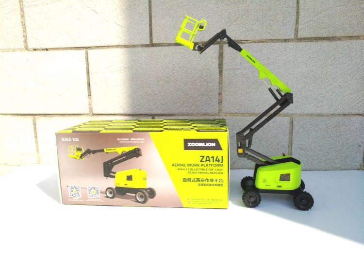 Zoomlion ZOOMLION 1/32 ZA14J Crankarm Aerial Work Platform Alloy Car Model