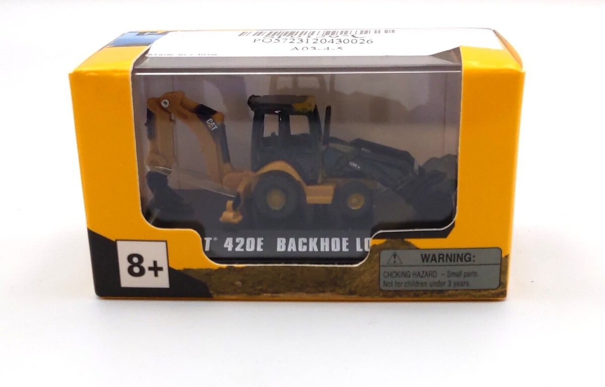 DieCast Masters 85973 1:120 Scale Caterpillar 420E Tractor Backhoe Die-Cast