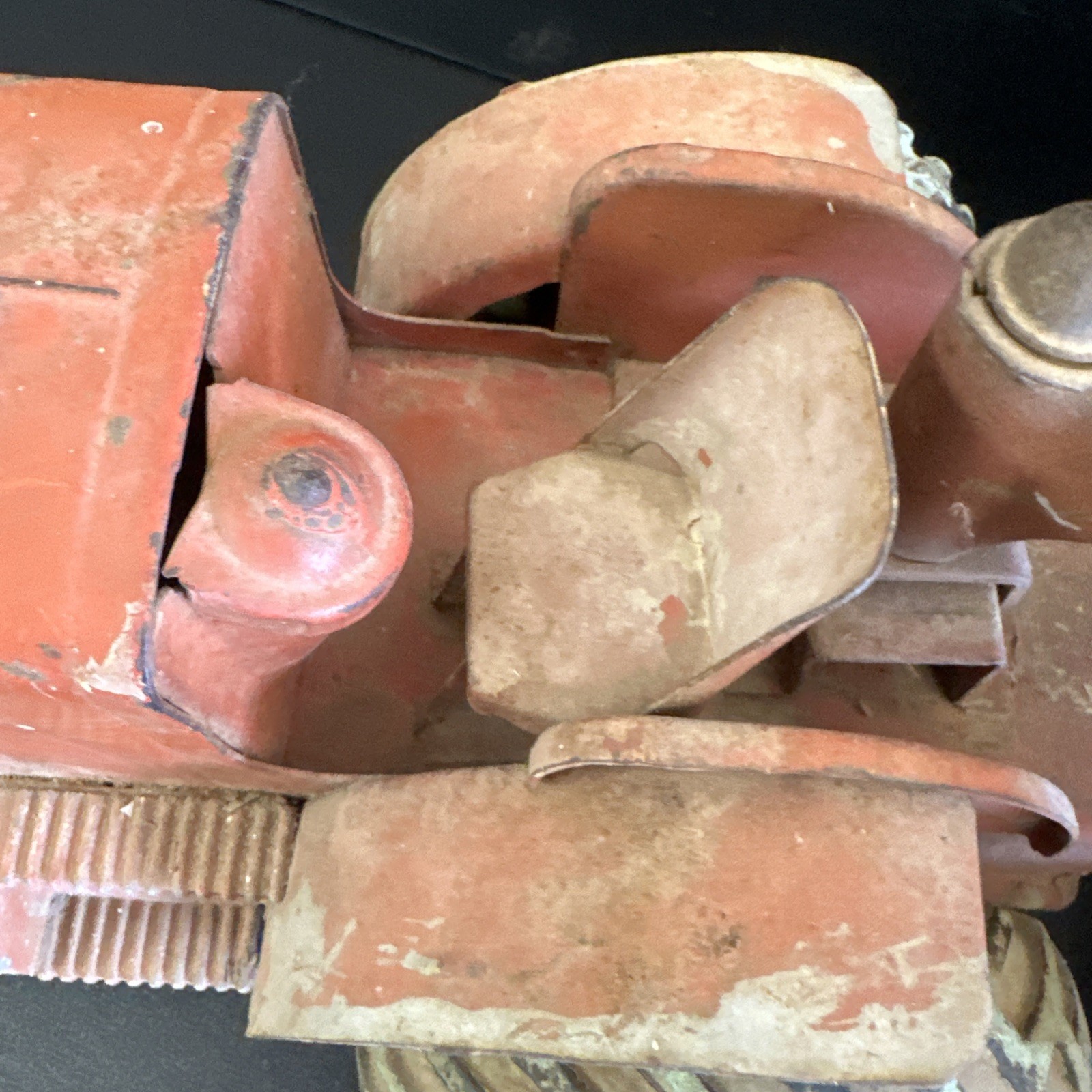 Doepke 1950’s Model Toys Heiliner Earth Mover Scraper 29” Vintage Metal