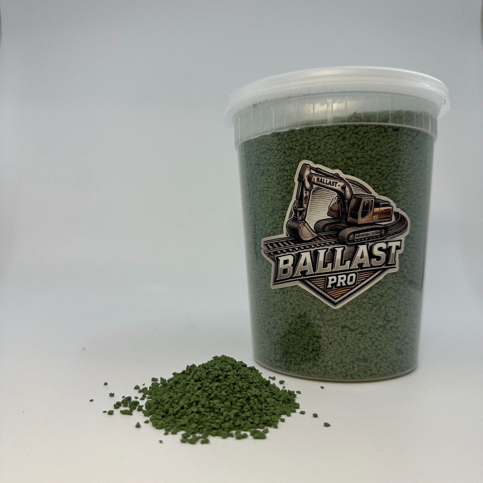 DIECAST CONSTRUCTION MODEL DIORAMA – DARK GREEN GRASS MEDIUM BALLAST