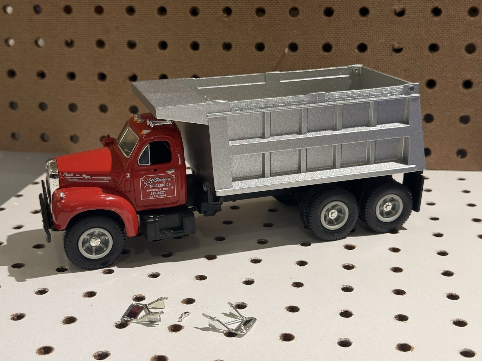 1st First Gear 1/34 Mack R Model Dump Truck SB Morabito Trucking Co 19-1973