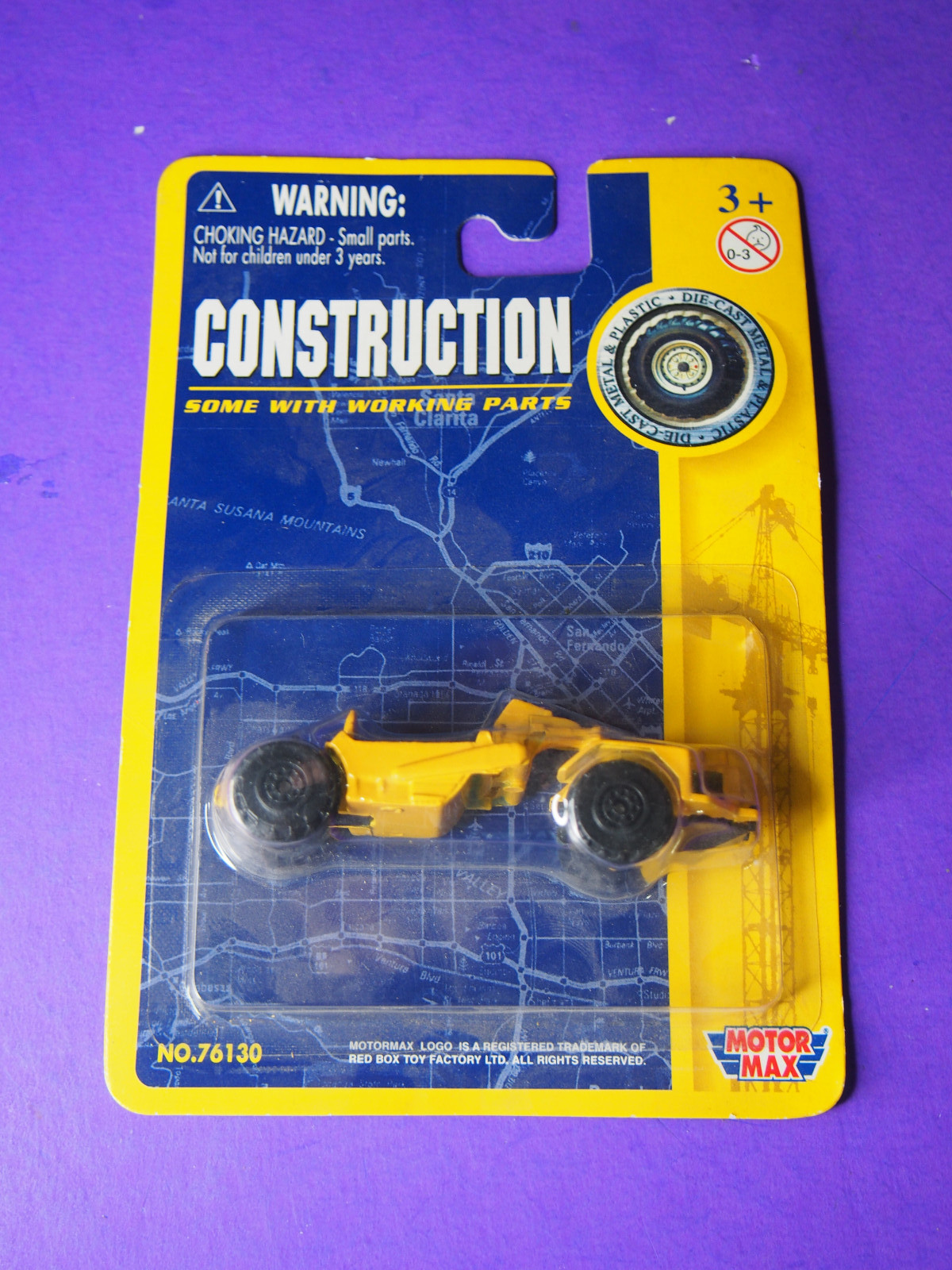 MOTOR MAX CONSTRUCTION SCRAPER No. 76130 Die-cast Metal/Plastic