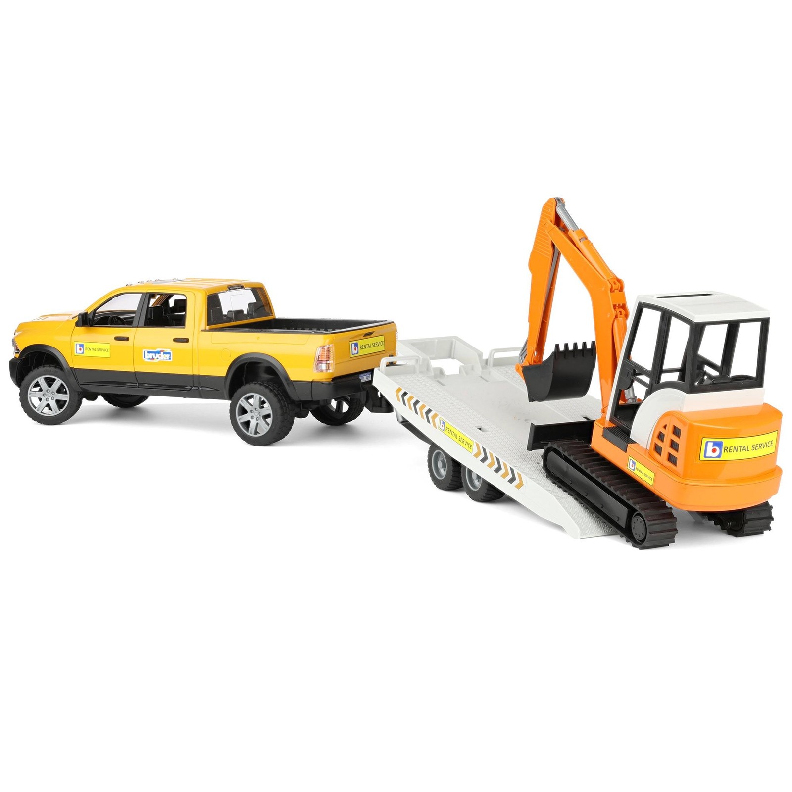 1/16 Bruder Ram Rental Service with Mini Excavator 2546