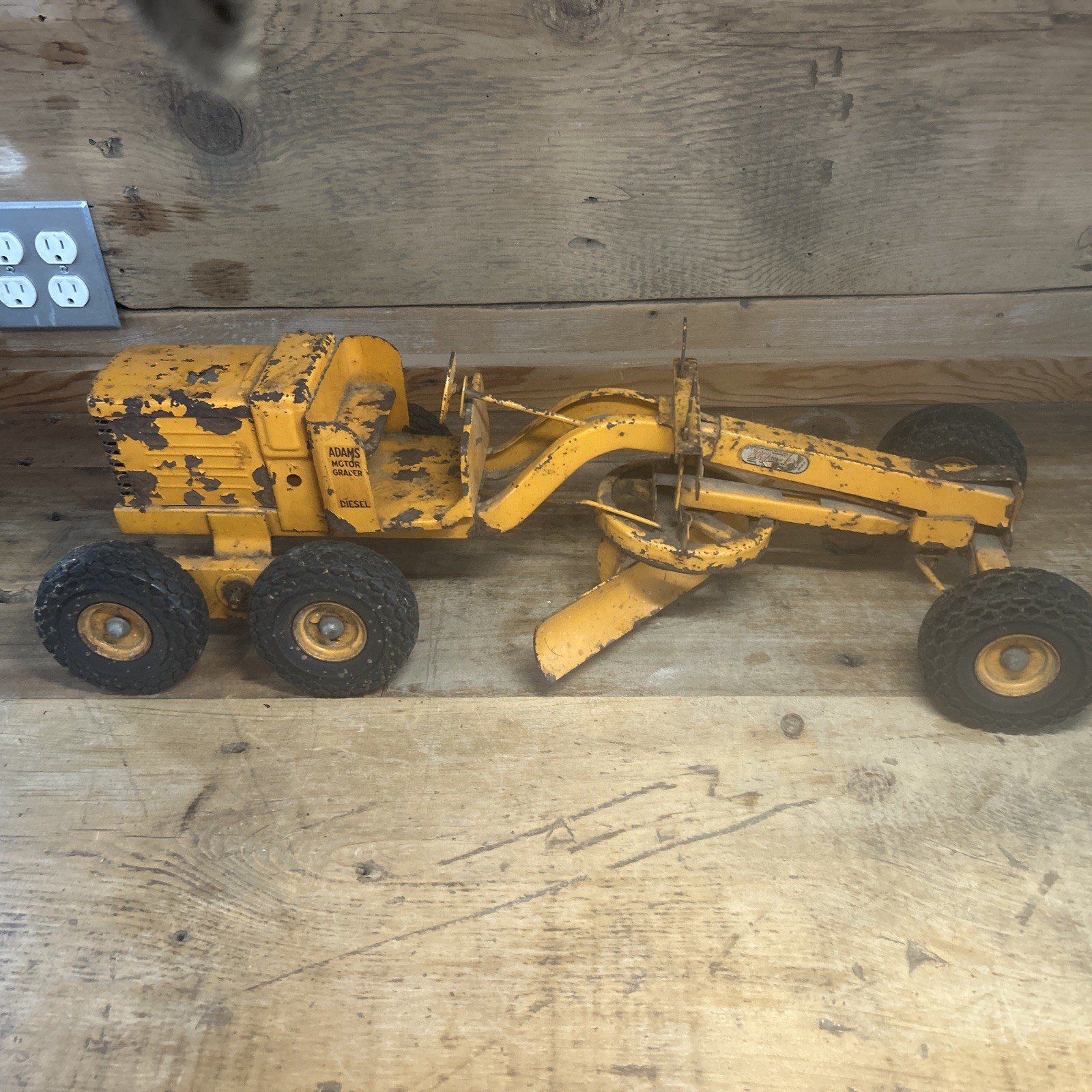 Doepke Model Toys Adams Road Grader Diesel Motor Steel 1950’s Vintage Fair Cond