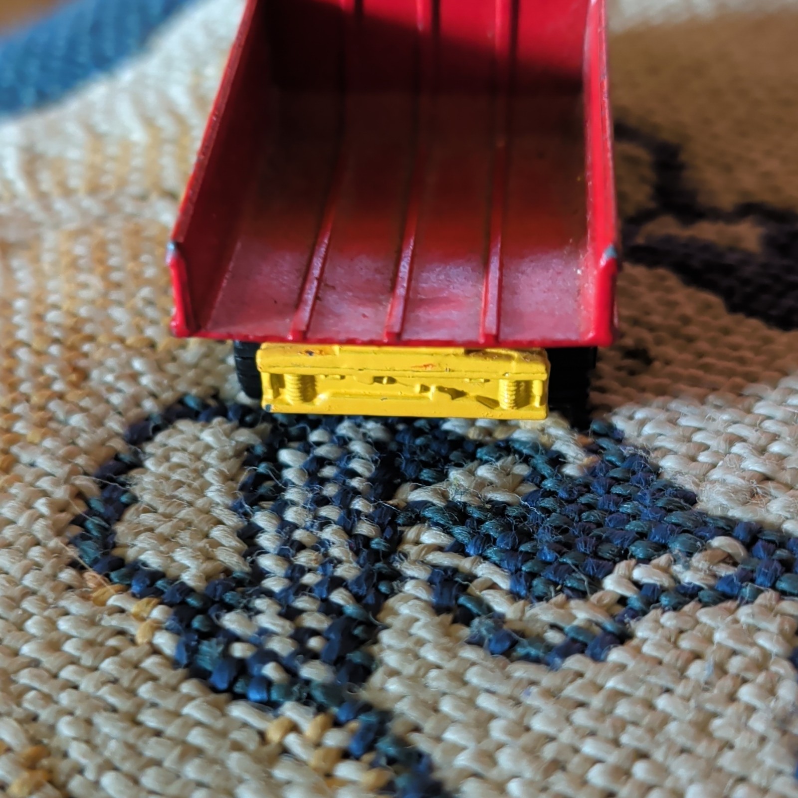 Corgi Juniors Euclid Dump Truck 1/140 Scale Diecast Yellow Red