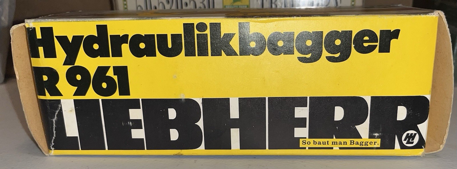 GESCHA LIEBHERR R 961 HYDRAULIKBAGGER WEST GERMANY 1/50