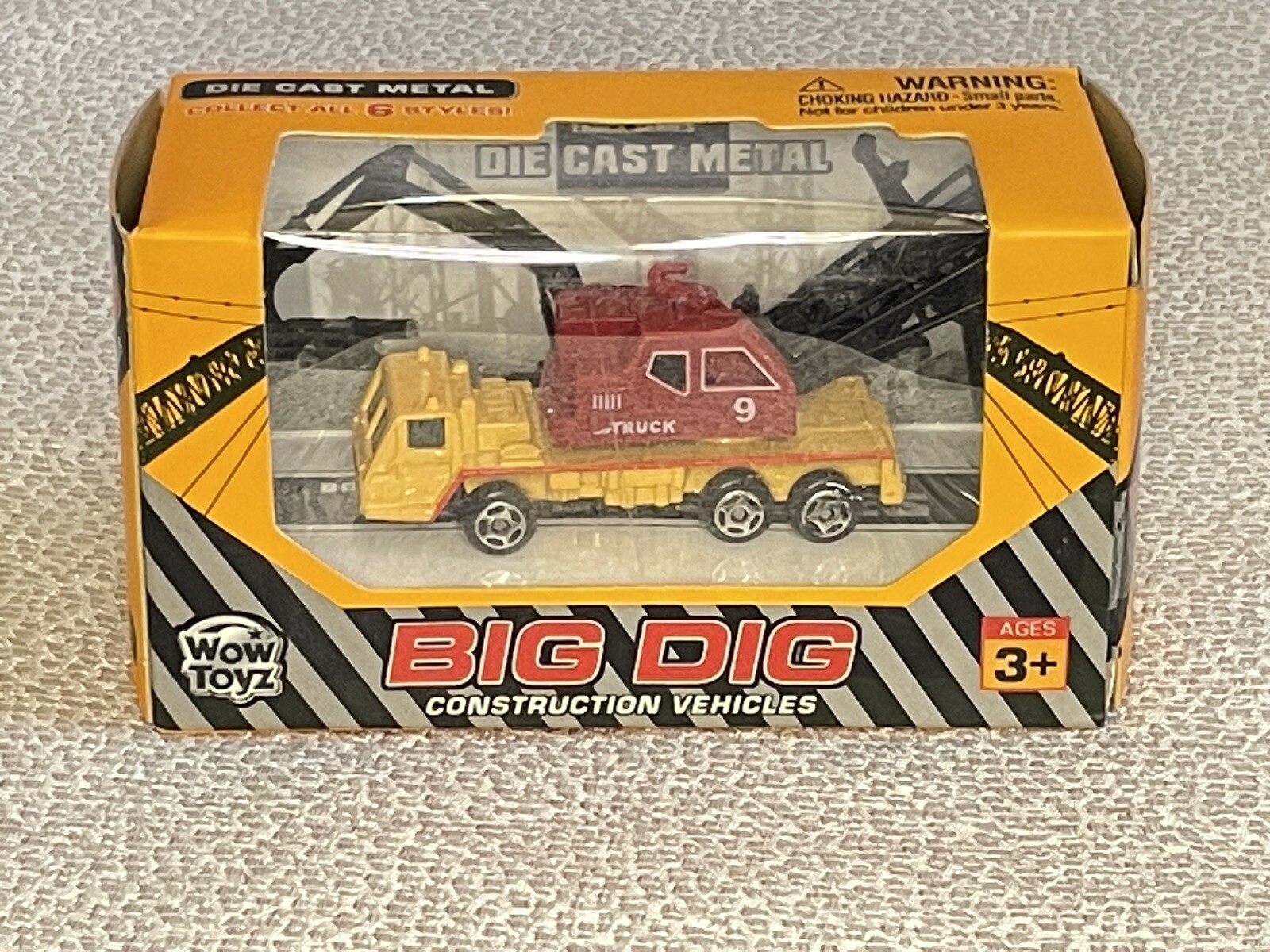 Wow Toyz Big Dig Construction Vehicles Lattice Crane Truck 9 NIB