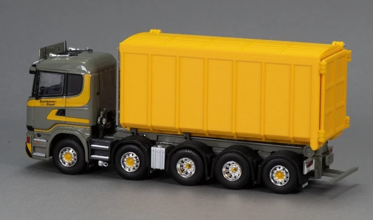MSM – yellow construction accessory – 30m3 container with lid…