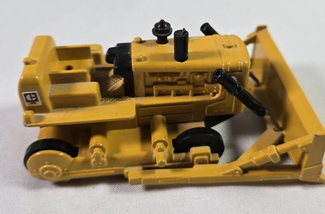 Vintage Shinse Mini Power Caterpillar Diecast Dozer No 13 Made In Japan