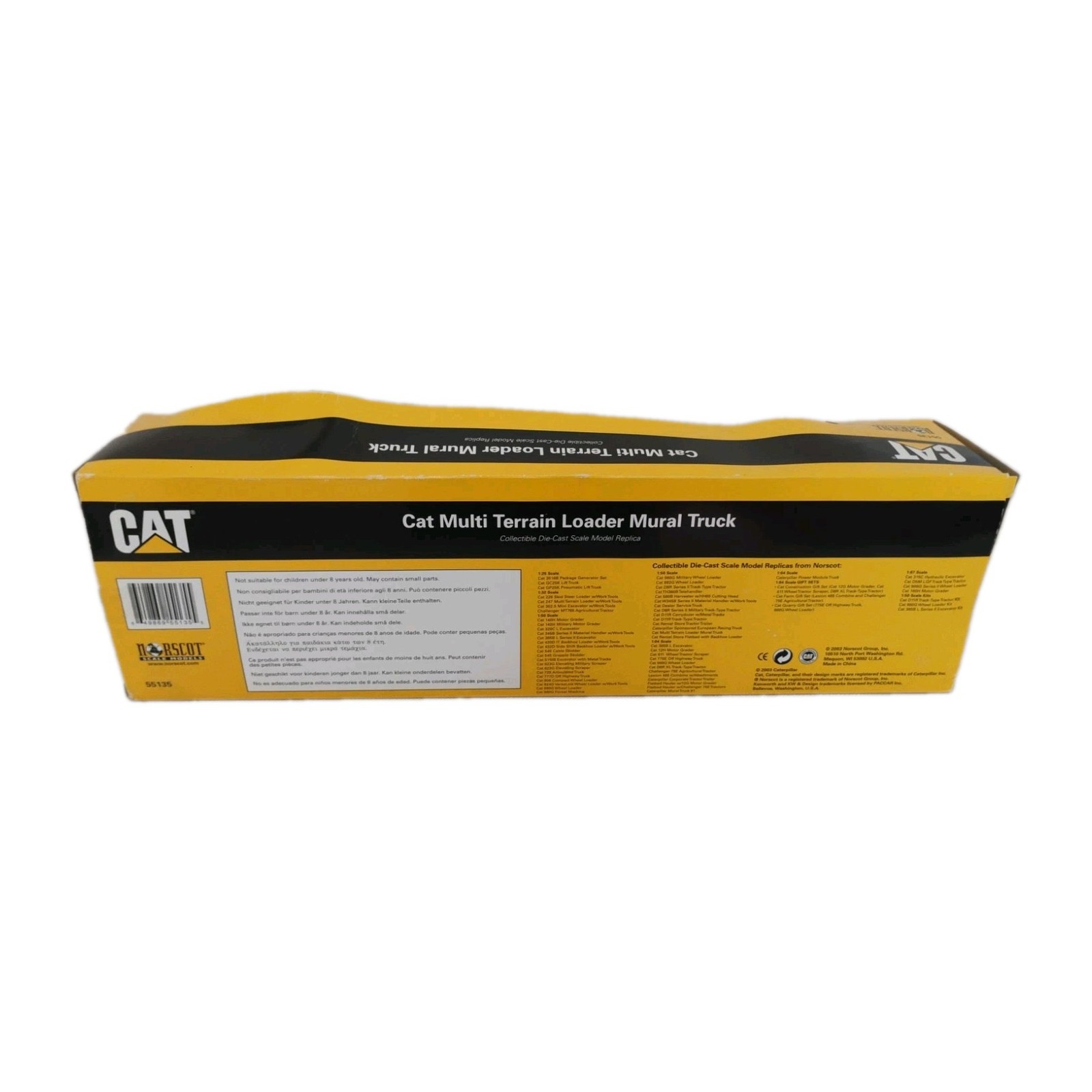 Cat Multi Terrain Loader Mural Truck Collectible Die-Cast Scale Model Replica