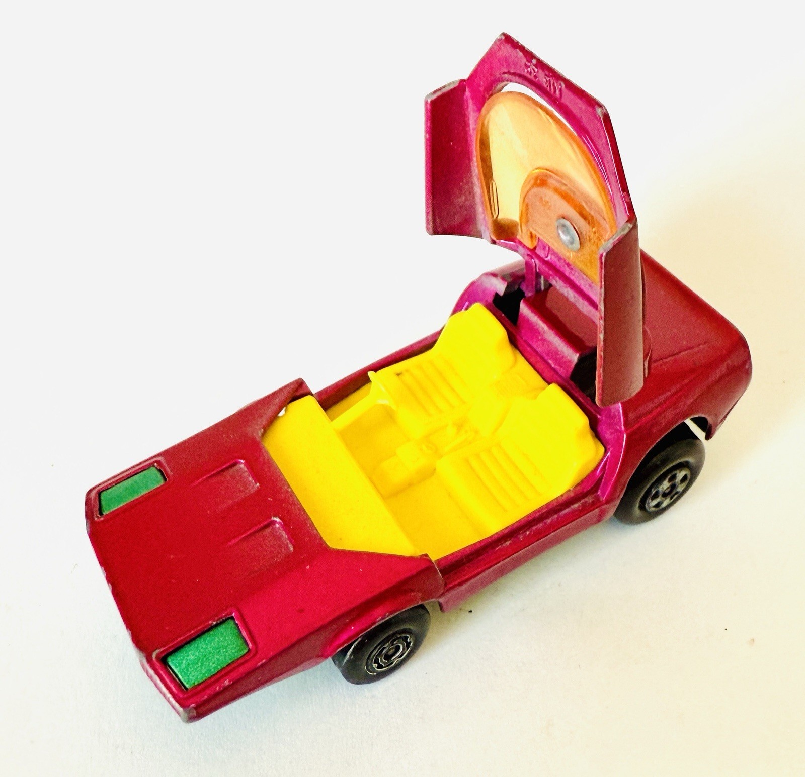 Vintage Matchbox Lesney 1973 Superfast No #39 Clipper Car Chrome Pipes Rose Pink